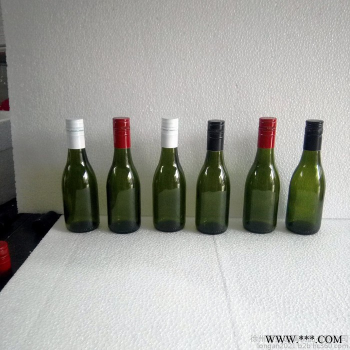 隆安 葡萄酒玻璃瓶187ml200ml250ml500ml750ml1000ml红酒瓶生产厂家批发定制销售墨绿色棕色茶色图6