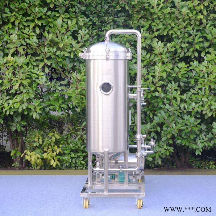 福盛 大流量食用油葡萄酒中药酒分离机 袋式过滤器厂家价格图2