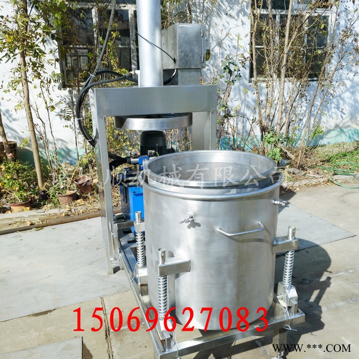 粮食发酵原浆提取白酒过滤压榨机 酒糟脱水压汁机 自动压滤机图1
