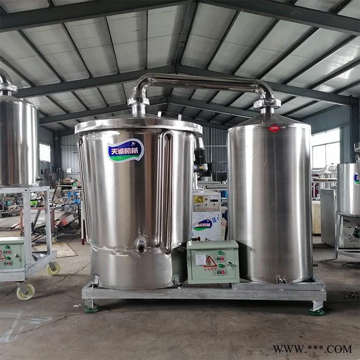 50型不锈钢电加热酿酒设备 小型家用移动式白酒酿酒设备图3