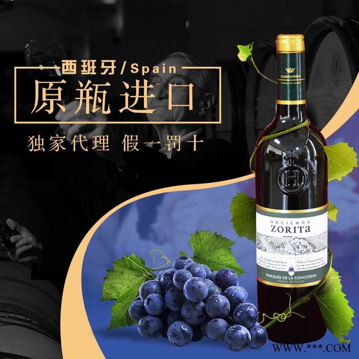 西班牙中意他红葡萄酒图2