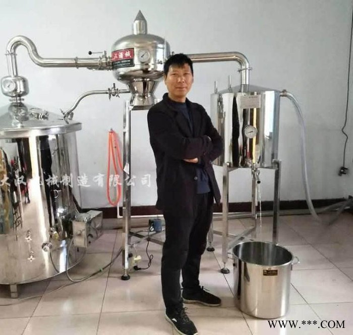 大汉 铁岭酿酒设备气动压榨机 液态直烧不糊锅烧酒机各种规格酿酒设备图4