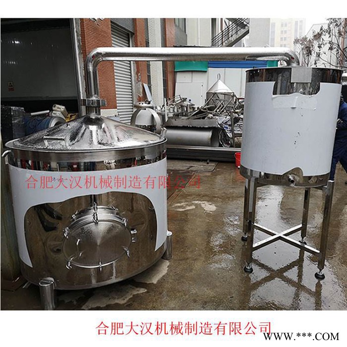 大汉 铁岭酿酒设备气动压榨机 液态直烧不糊锅烧酒机各种规格酿酒设备图2
