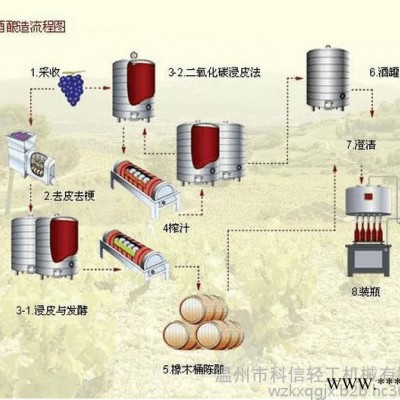 葡萄酒生产设备|750ml装中小型干红葡萄酒红酒厂生产线全套设备