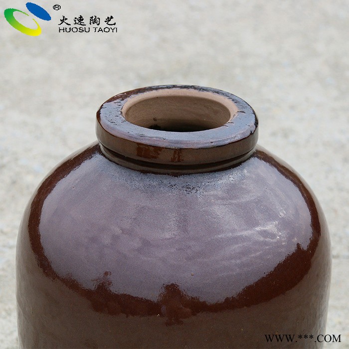 批发 陶瓷酒坛20斤密封白酒黄酒小酒坛子红蓝黑釉土坛子支持定制图5
