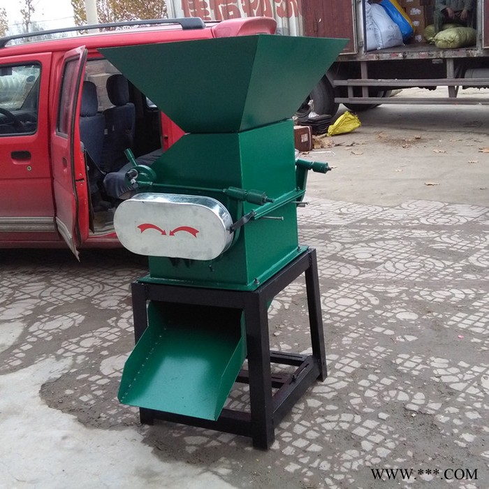 芝麻核桃专用破碎机 冠发酿酒设备配套粉碎机 粮食挤扁压扁机图2