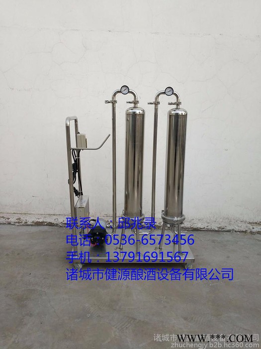 小型葡萄酒过滤设备 葡萄酒过滤机出酒率高图5
