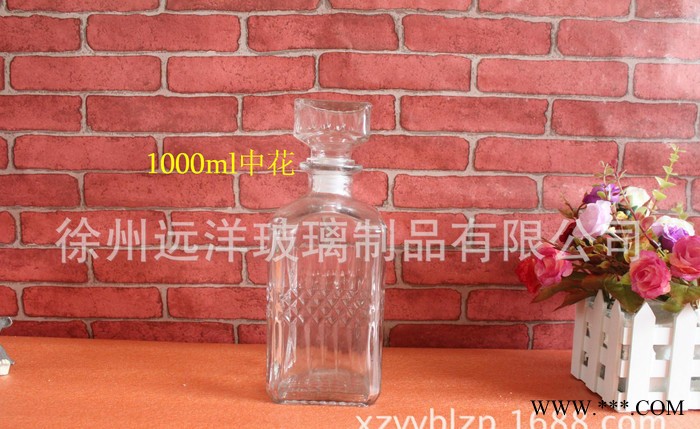 500ml 钻石酒瓶 方钻酒瓶 自酿葡萄酒保鲜玻璃瓶图3