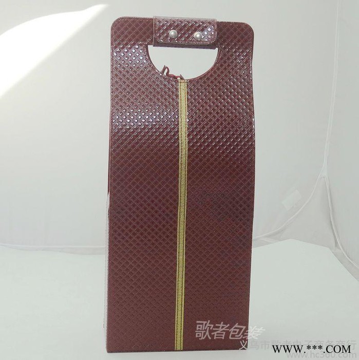 供应皮红酒袋，手提酒袋，葡萄酒包装,红酒礼盒,图3