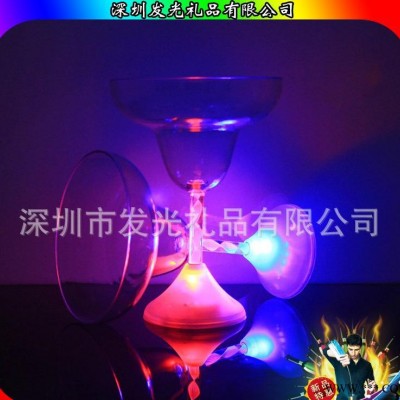 华夏五千年葡萄酒广告礼品 LED发光葡萄酒杯_闪光杯子