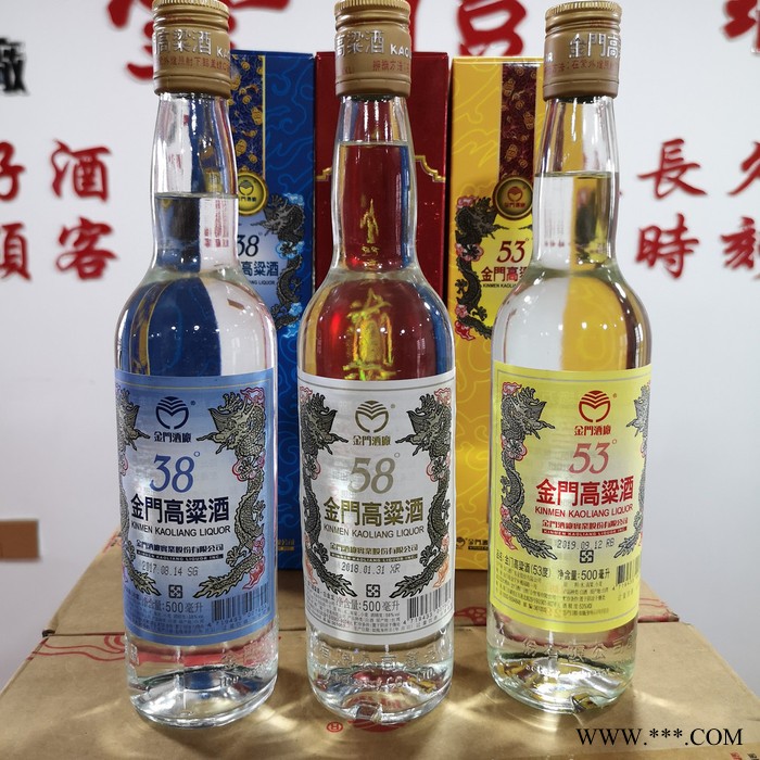 天津市金门高粱酒 高度白酒 战酒黑金龙清香型 58度 500ml*6瓶 整箱装图5