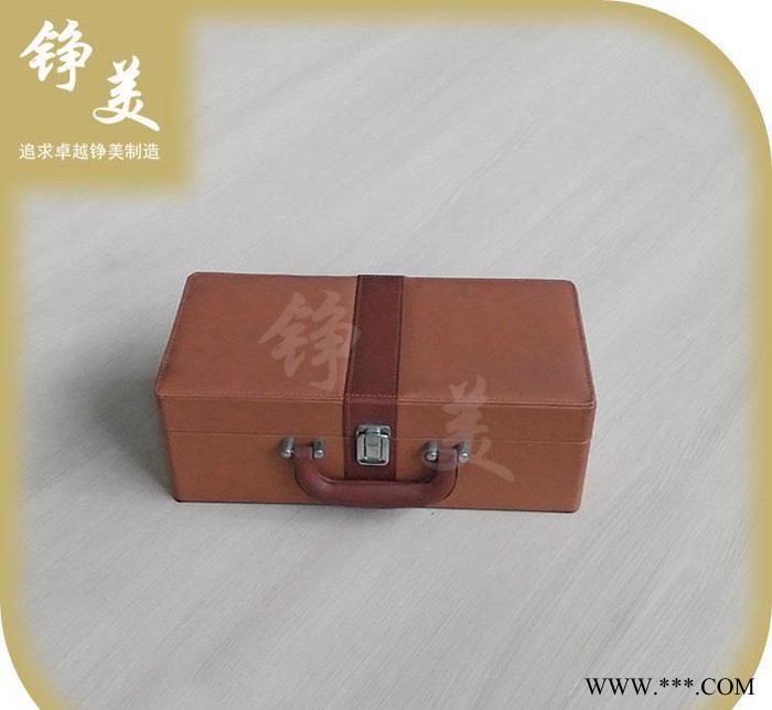 提供红酒包装皮盒 葡萄酒礼盒 意大利进口红酒盒 葡萄酒箱图2