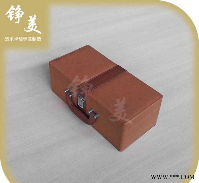 提供红酒包装皮盒 葡萄酒礼盒 意大利进口红酒盒 葡萄酒箱图1