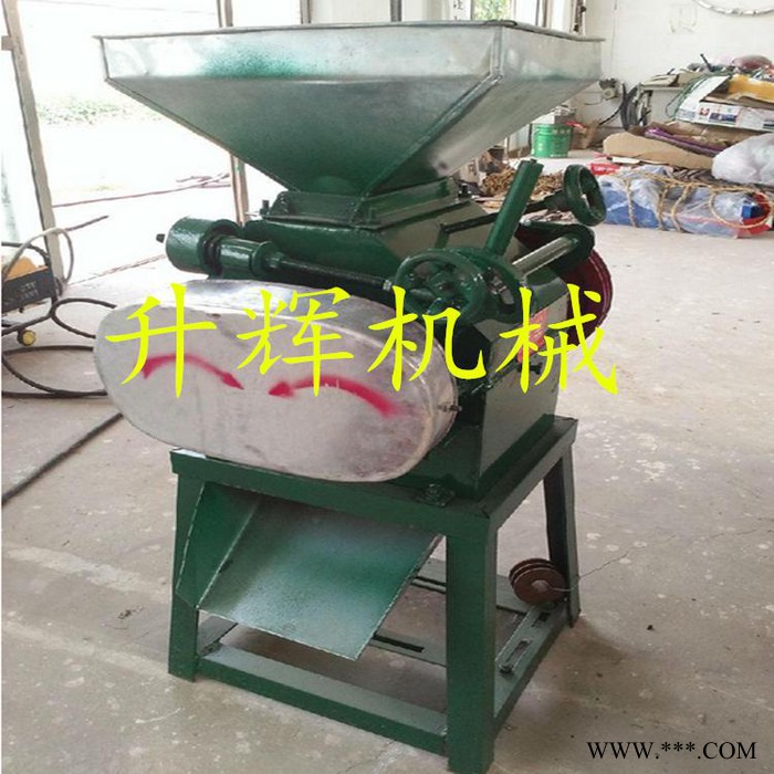 酒厂酿酒设备 玉米高粱粉碎机 粮食粉碎设备 小型电动高粱破碎机价格图5