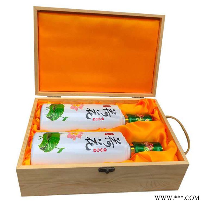 京怀 贵州荷花酒茅台镇酱香型白酒53度纯粮坤沙酒贵尊荷花酒木盒装批发图2