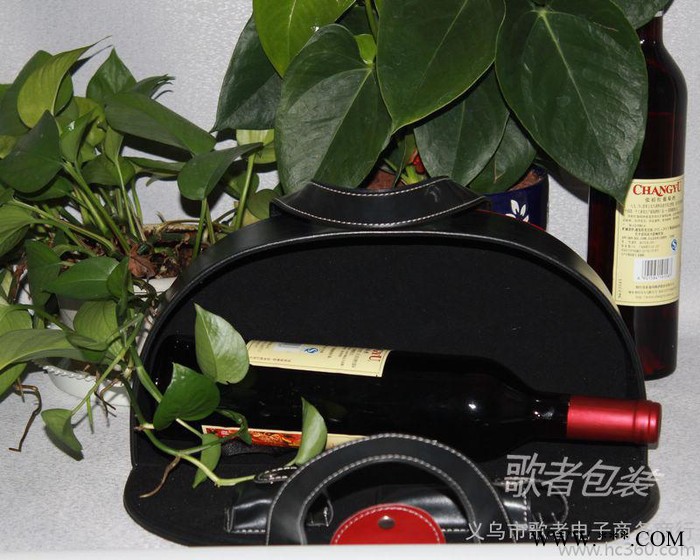 供应葡萄酒包装红酒礼盒pu皮质酒盒图3