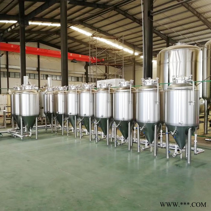 济南正麦500升精酿啤酒设备发酵罐 酿酒设备大型 304不锈钢酿酒设备 全自动扎啤机图3