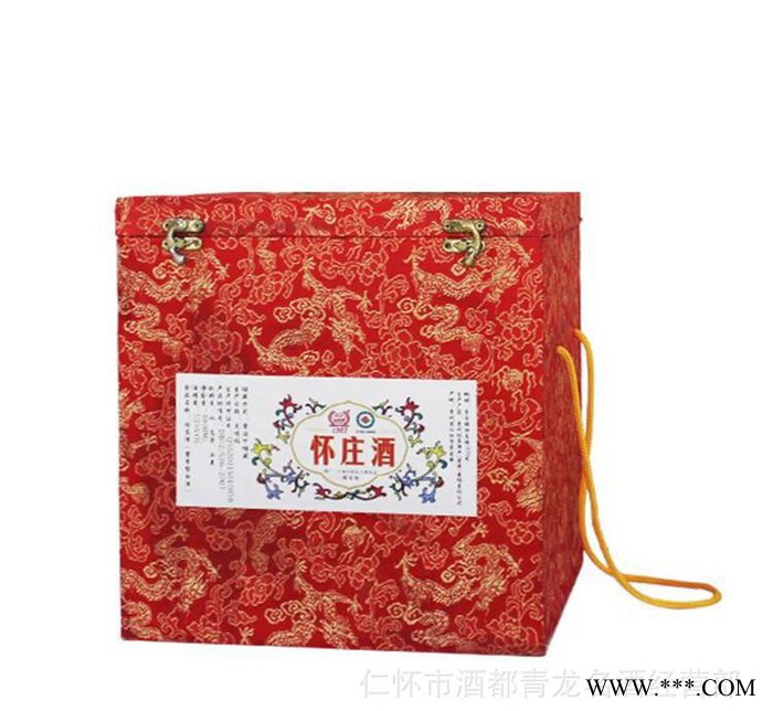 **4000ml八斤装怀庄封坛老酒 茅台镇怀庄高端收藏礼品盒酱香型白酒批发图2
