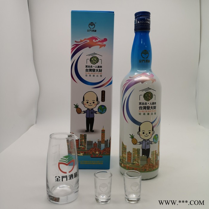 金门高粱酒53度黄金龙 2007年台湾高粱酒高度白酒图2