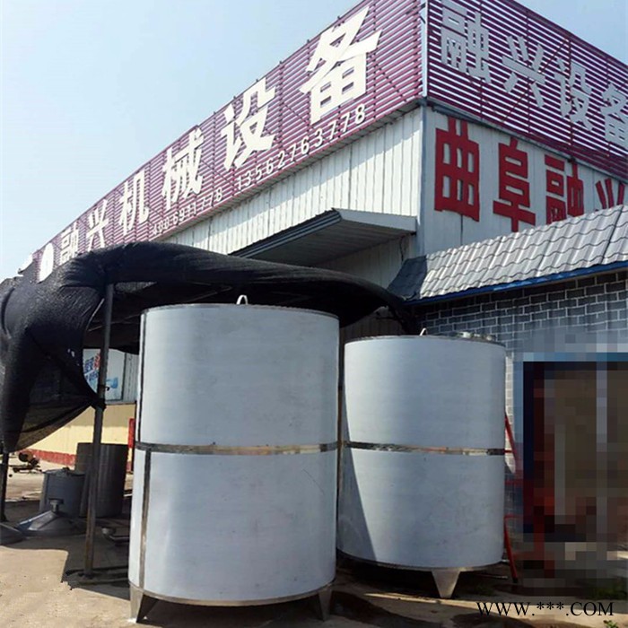 不锈钢酒罐 酿酒设备储酒罐 管道现场施工制作图8
