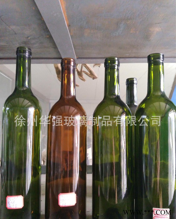 出口红酒瓶500毫升墨绿色葡萄酒瓶威士忌酒瓶玻璃瓶图3
