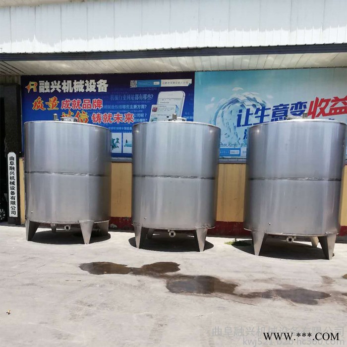 南昌家用小型储酒罐 不锈钢白酒储酒罐厂家电话 曲阜融兴储酒容器 1吨2吨不锈钢酒罐价格图5