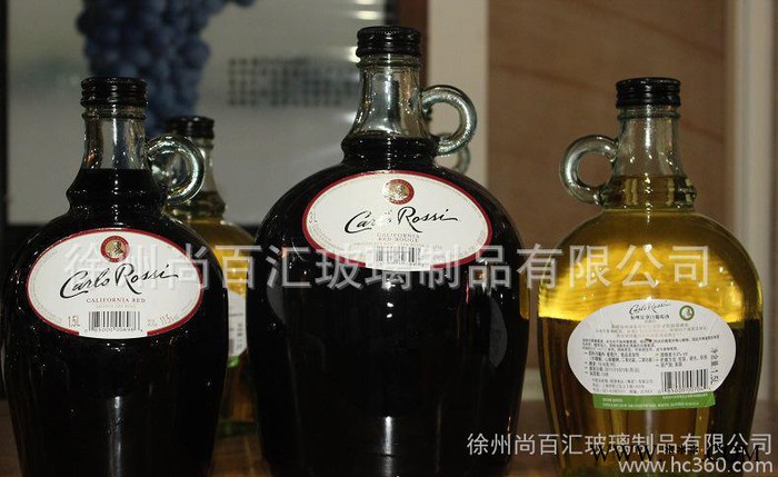 白酒罐大号加州红酒瓶6斤装提手密封罐药酒果酒瓶葡萄酒自酿容器图2