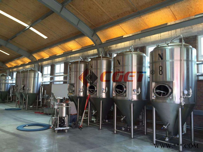 山东中德1000L 大型酿酒设备 中小型酒厂设备 精酿啤酒设备图6