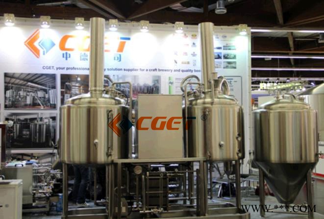 山东中德1000L 大型酿酒设备 中小型酒厂设备 精酿啤酒设备图2