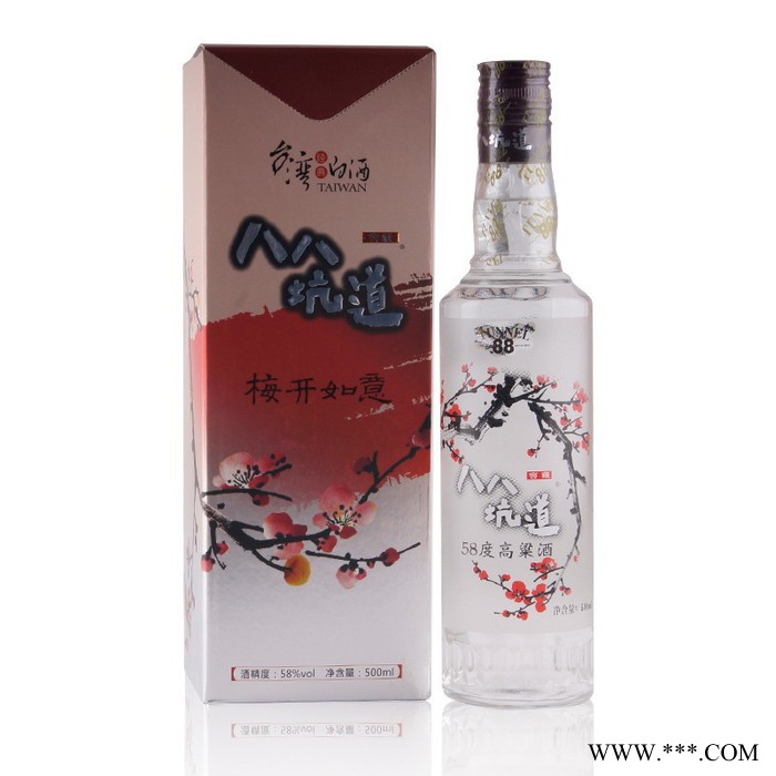 年份酒台湾八八坑道梅开如意58度 500ML瓶身梅花图白酒纯粮酿造 请客商务礼品图8