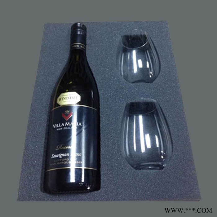 贵州厂家直供 珍珠棉红酒酒杯内衬 白酒防摔快递运输包装图1