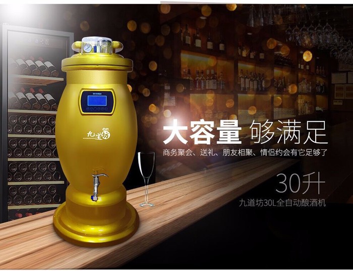 九道坊智能酿酒机30升酿酒设备招商啤酒设备果酒设备图8