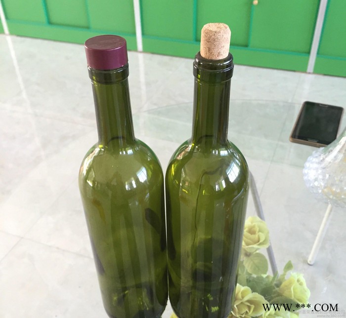 现货750ml玻璃红酒瓶 葡萄酒瓶 自酿瓶 酒柜装饰洋酒瓶图2