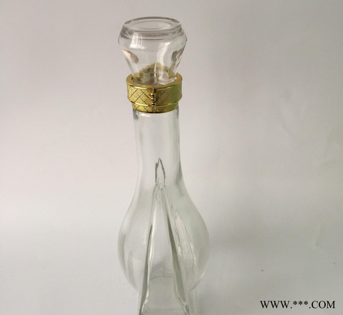 500ml 白酒瓶 葡萄酒瓶保健玻璃酒瓶可定做 水滴酒瓶图3