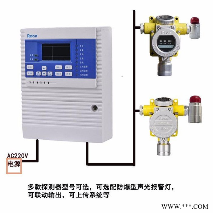 如特安防   江西白酒厂酒精气体报警器探头 RBT-8000-FCX型酒精气体报警器图3