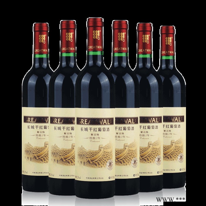 国产红酒 整箱六瓶 长城特酿三年解百纳干红葡萄酒 750ml*6瓶图3
