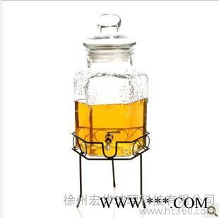 密封罐玻璃瓶子泡酒瓶泡菜坛子自酿葡萄酒瓶储物罐透防潮玻璃20图2