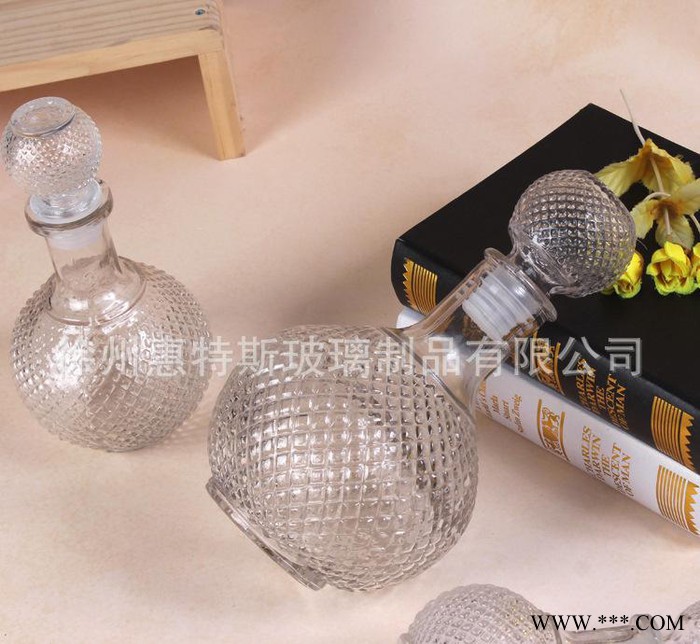 创意葡萄酒瓶白酒瓶酒壶 红酒酒瓶醒酒器 方酒瓶储酒罐 密封罐图2