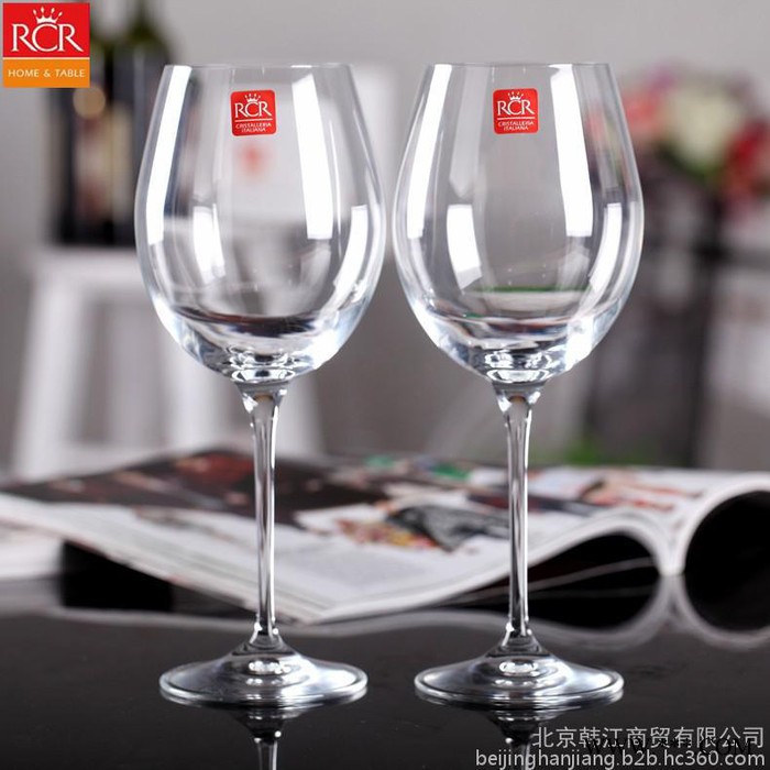 意大利RCR进口水晶托斯卡纳红酒杯、葡萄酒杯、高酒杯两只装送礼盒图2