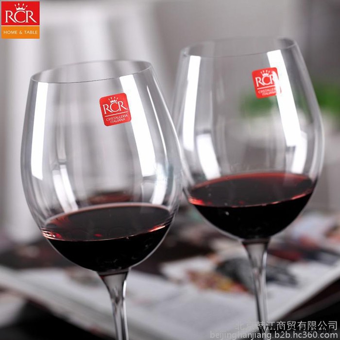 意大利RCR进口水晶托斯卡纳红酒杯、葡萄酒杯、高酒杯两只装送礼盒图3