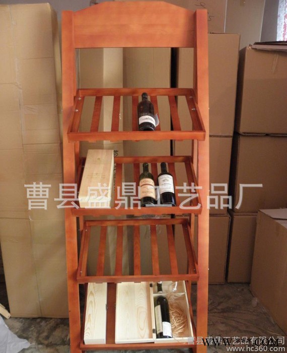 木质红酒架红酒展示架酒窖用葡萄酒展架实木酒架多层酒架洋酒杯架图3