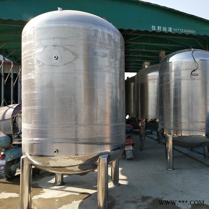 不锈钢容器罐加工定制 储液罐 牛奶罐 不锈钢储罐罐 防腐白酒储罐图2