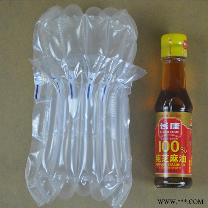 佛山批发玻璃易碎品运输防震缓冲气柱袋 白酒包装气柱袋图1