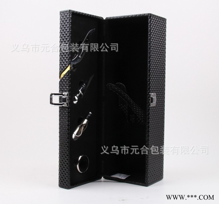 供应元合皮盒酒盒葡萄酒盒礼品盒定做批发图3