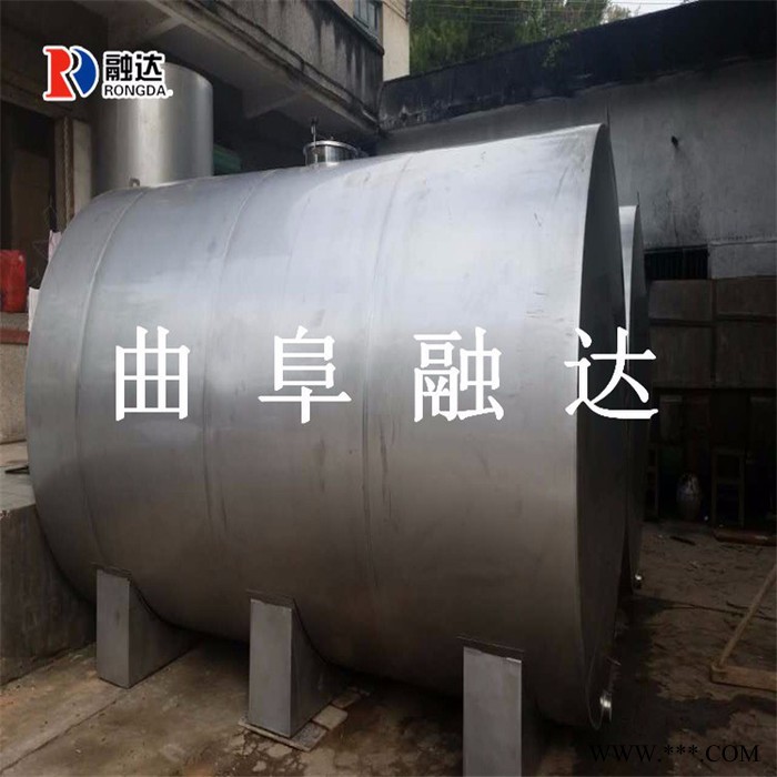 山东菏泽 酿酒设备配套罐 专业做不锈钢储存罐厂家图片图4