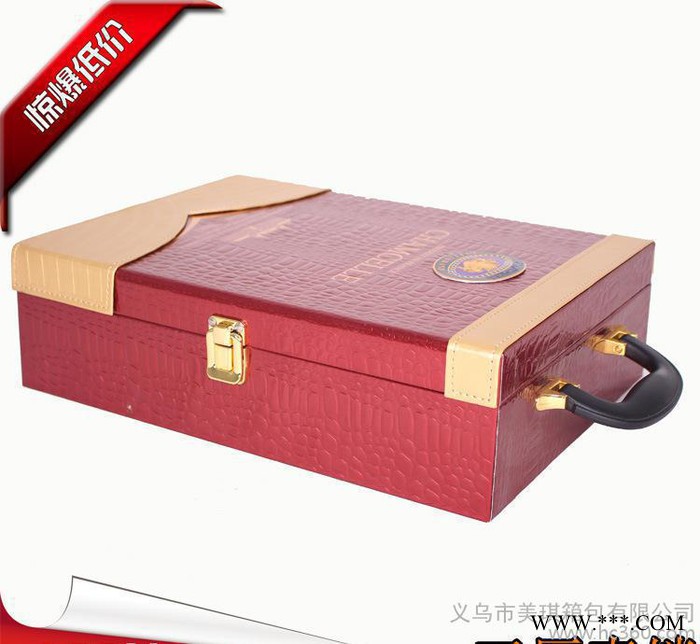 美琪箱包  双支酒盒 加工定制 葡萄酒盒 收纳礼品盒 直销图2