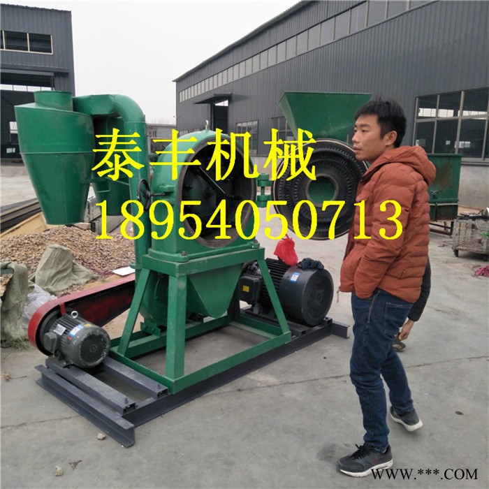 白酒厂高粱破碎机 黑龙江省家用调味品打粉机 360齿盘系列粉碎机 24小钢磨磨面机 碾米磨面机图5