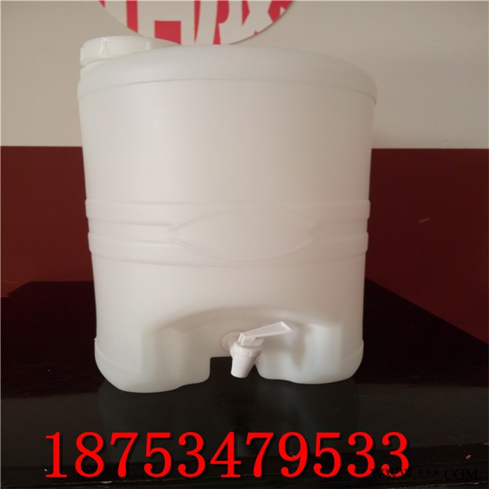 高密度聚乙烯圆形带放料阀门5升10升19升25升塑料桶白酒桶酱油醋桶批发直销 带阀门5升塑料桶图2