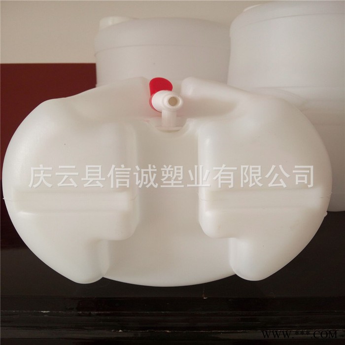 高密度聚乙烯圆形带放料阀门5升10升19升25升塑料桶白酒桶酱油醋桶批发直销 带阀门5升塑料桶图5