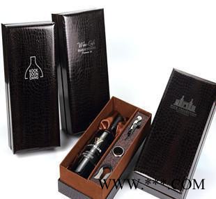 i单支装红酒盒 PU皮酒盒 葡萄酒礼品盒 纸盒 礼物盒 代包图2